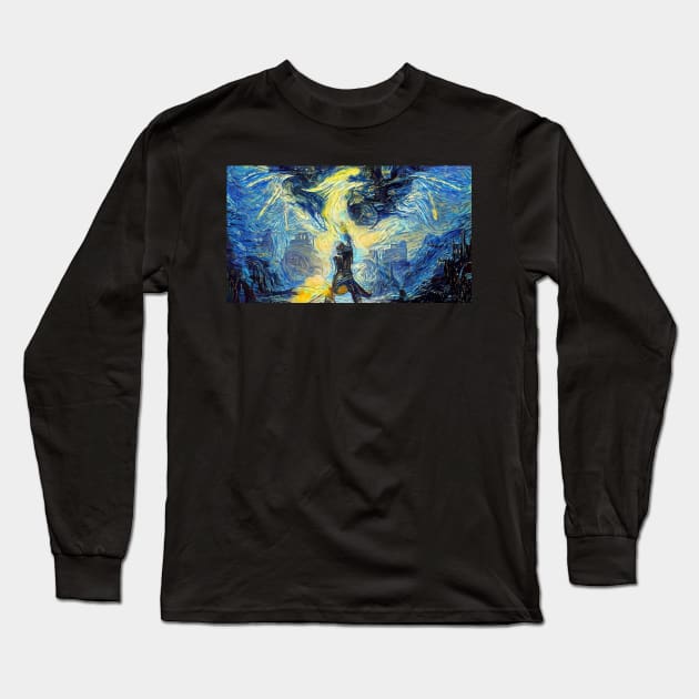 Dragon Age Inquisition Starry Night Long Sleeve T-Shirt by Starry Night